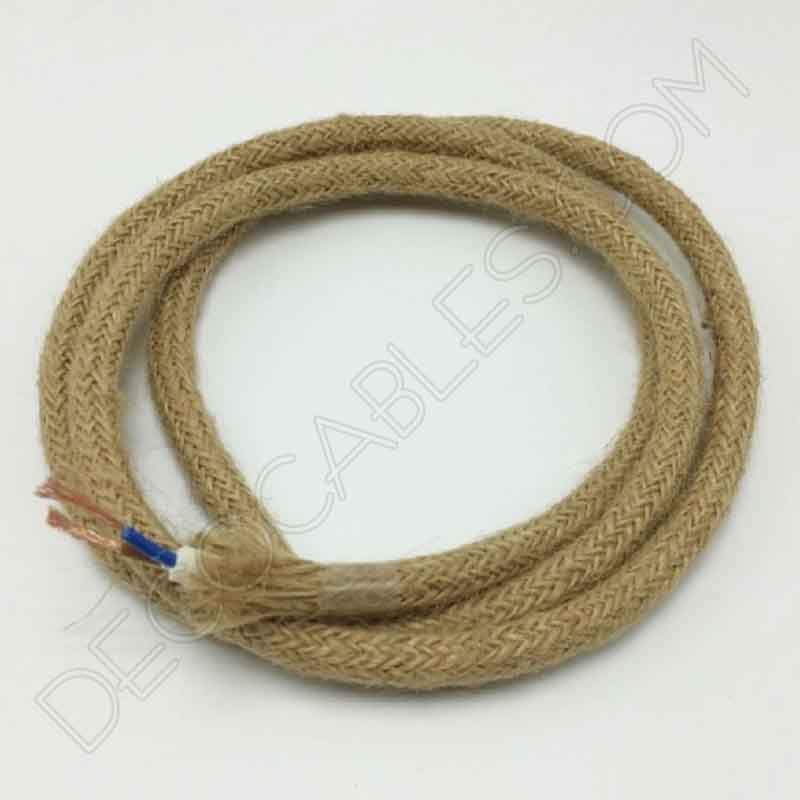 Cable eléctrico redondo de cuerda de cáñamo Cable eléctrico redondo de cuerda de cáñamo