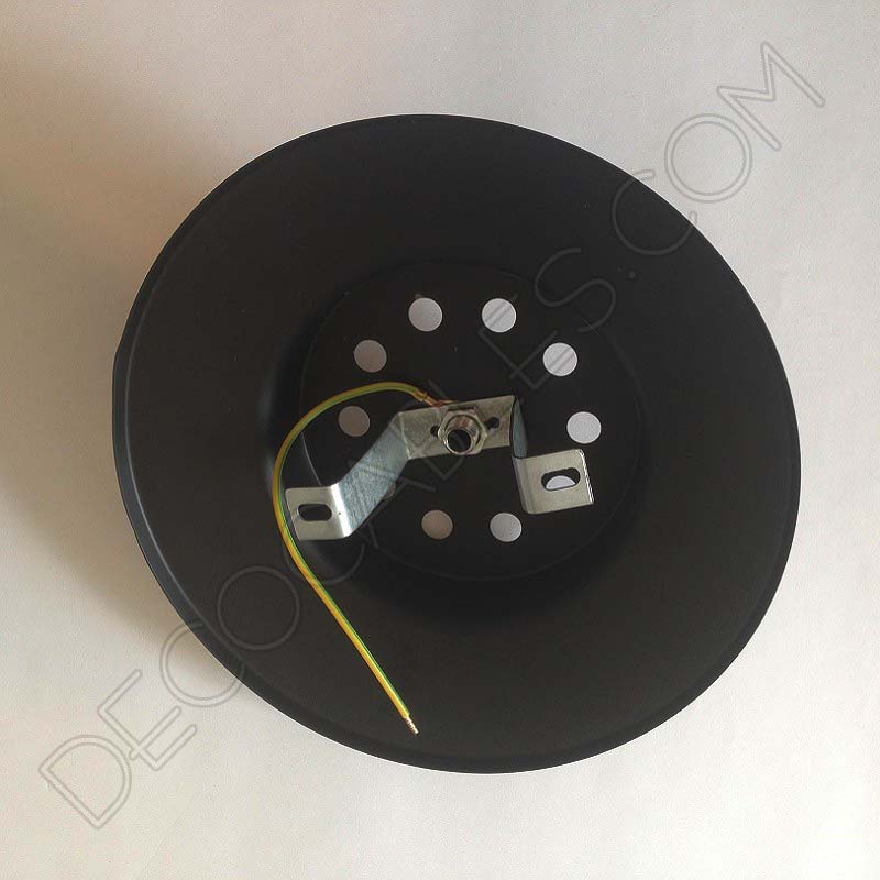 Soporte florón de techo para lámpara negro de 10 salidas Soporte florón de techo para lámpara negro de 10 salidas