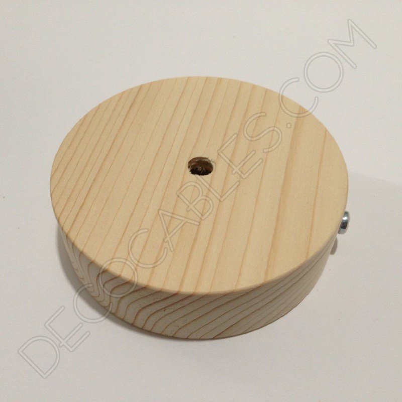 Soporte florón de techo para lámpara de madera Soporte florón de techo para lámpara de madera