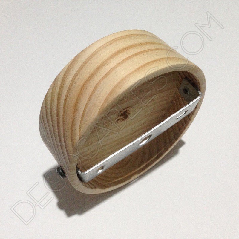 Soporte florón de techo para lámpara de madera Soporte florón de techo para lámpara de madera