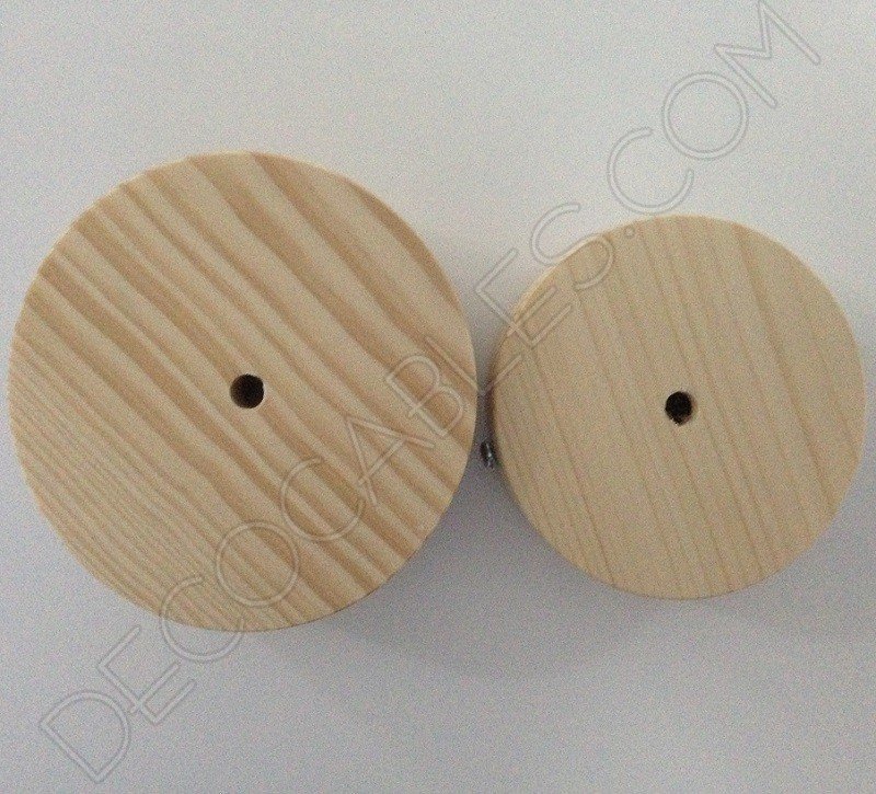 Soporte florón de techo para lámpara de madera Soporte florón de techo para lámpara de madera