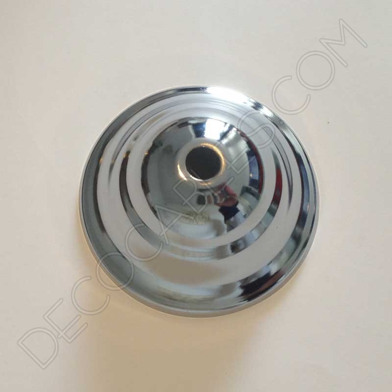 Florón para lámpara cromado Florón para lámpara cromado