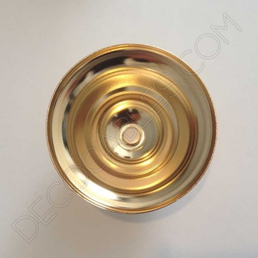 Florón Metálico para Lámpara (Varios colores) 5 Florón para lámpara dorado