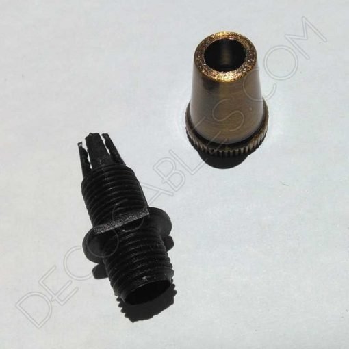 Presa cables metálicos (varios colores) 22 Presa cables metálicos color anticuario