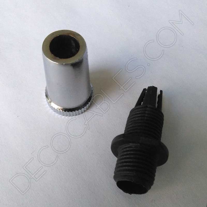 Presa cables metálicos cromados Presa cables metálicos cromados