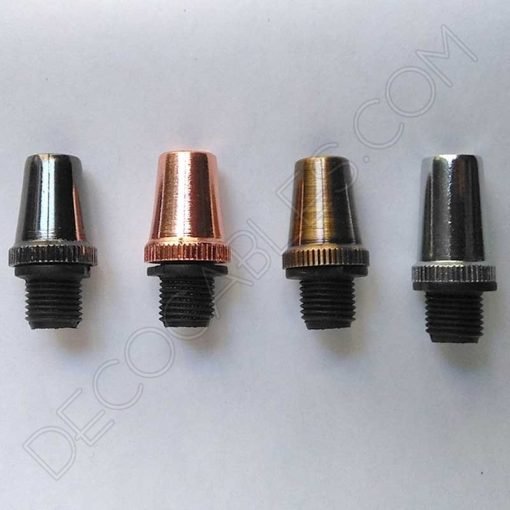 Presa cables metálicos en varios colores