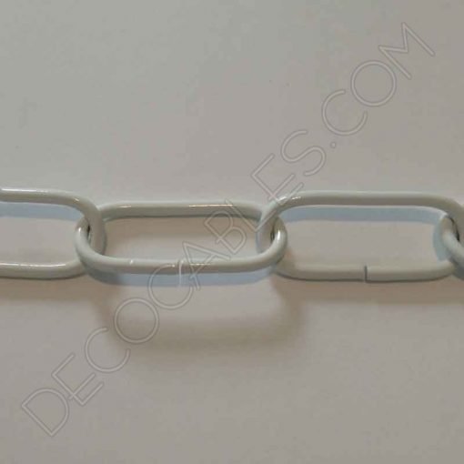 Cadena Metálica para Lámpara (Varios colores) 14 Cadenas para lámparas color blanco