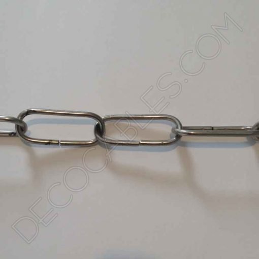 Cadena Metálica para Lámpara (Varios colores) 12 Cadenas para lámparas cromadas