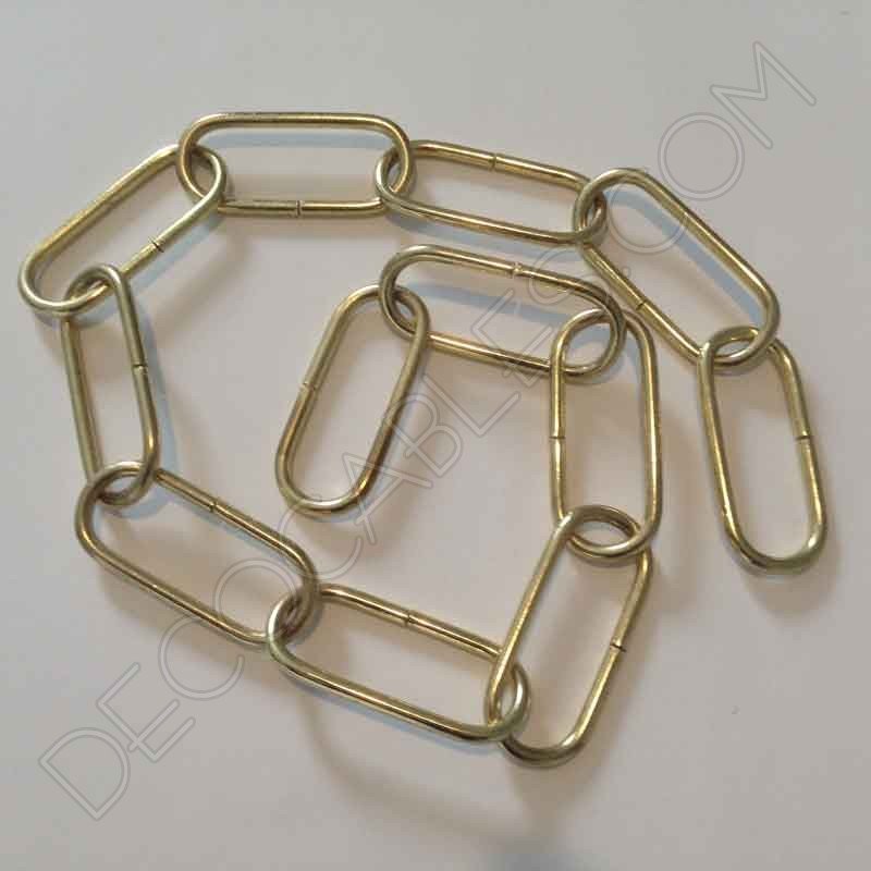 Cadenas para lámparas color dorado Cadenas para lámparas color dorado