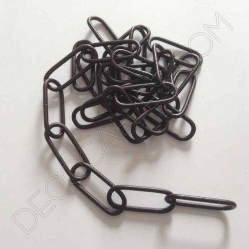 Cadena Metálica para Lámpara (Varios colores) 7 Cadenas para lámparas color marrón