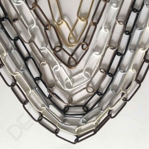 Cadena Metálica para Lámpara (Varios colores) 2 Cadenas para lámparas varios colores