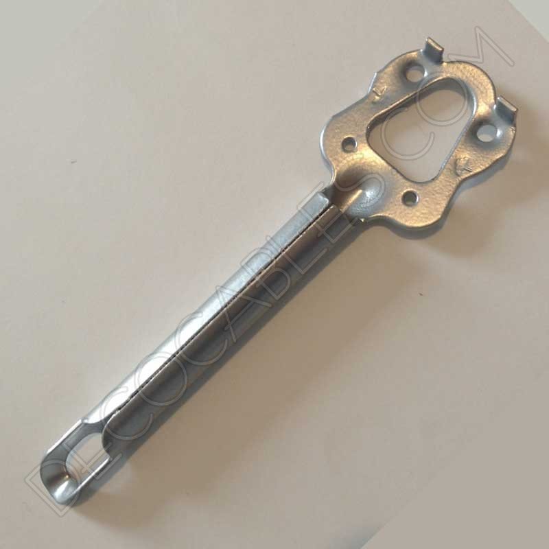 Tija para lámparas color plata Tija para lámparas color plata