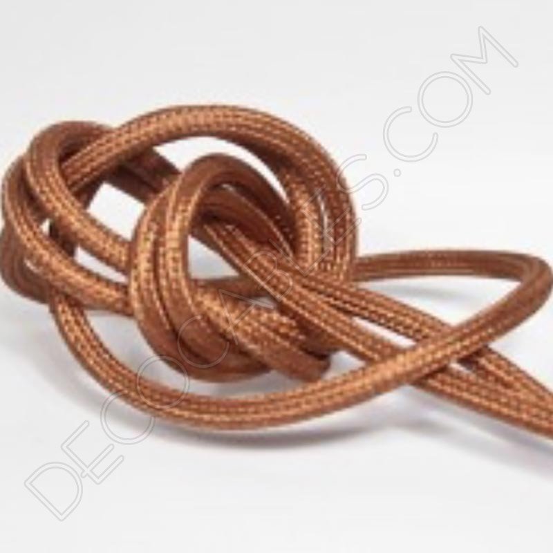 Cable eléctrico metálico en color cobre Cable eléctrico metálico en color cobre