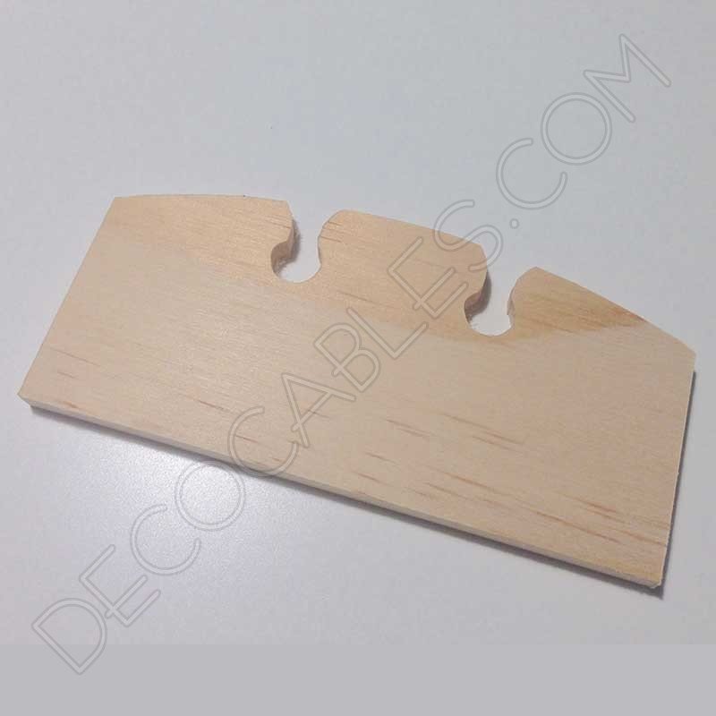 Regulador de altura para cable de lámparas en madera Regulador de altura para cable de lámparas en madera