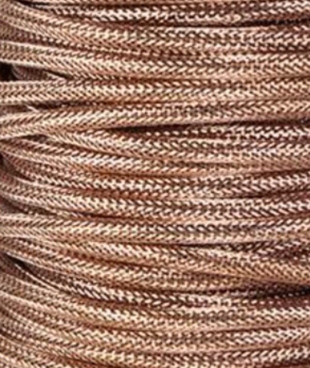 Cable eléctrico redondo metálico de color cobre Cable eléctrico redondo metálico de color cobre