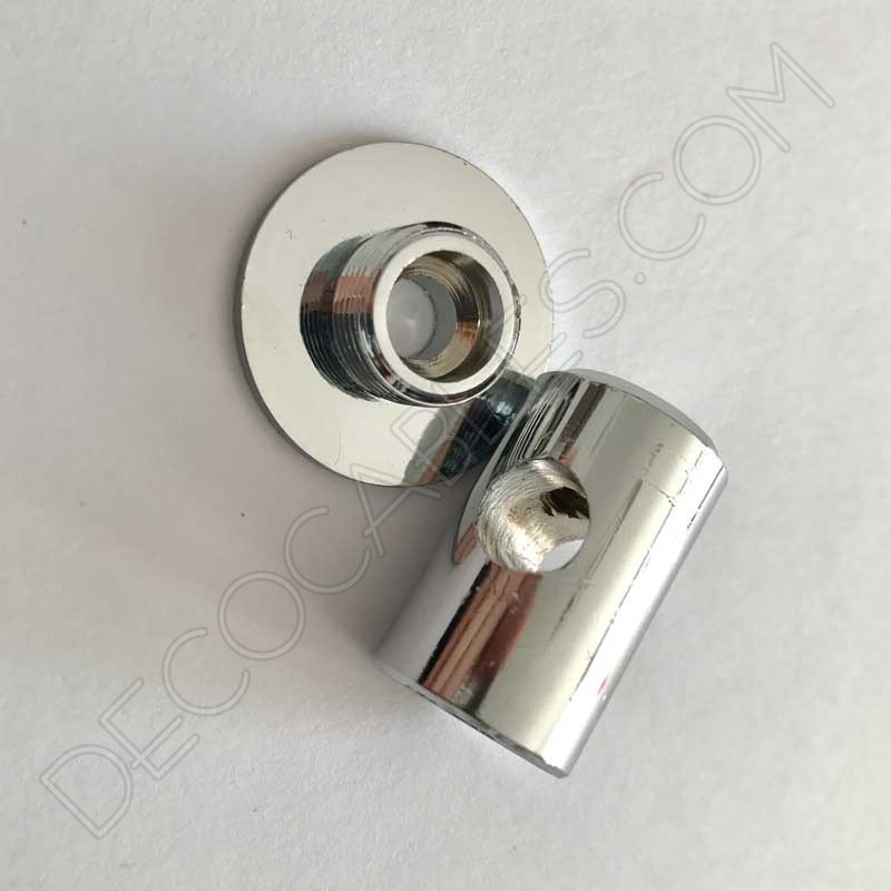 Aislador metálico para cables cromado Aislador metálico para cables cromado