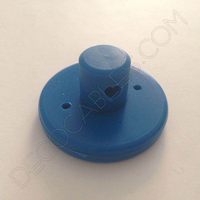 Sujeción de silicona para cables en color azul Sujeción de silicona para cables en color azul