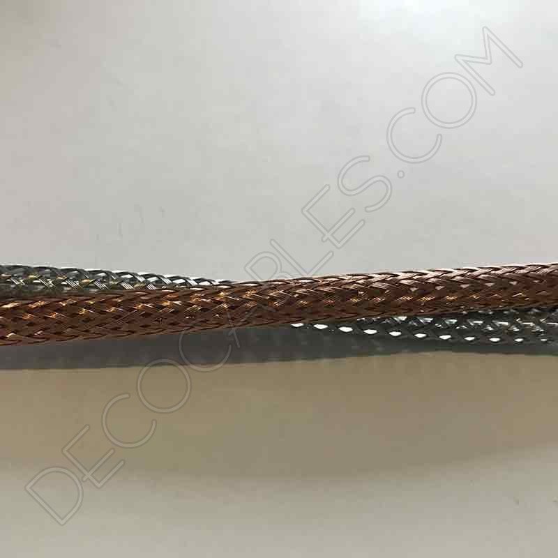 Cable malla metálica plata y cobre Cable malla metálica plata y cobre