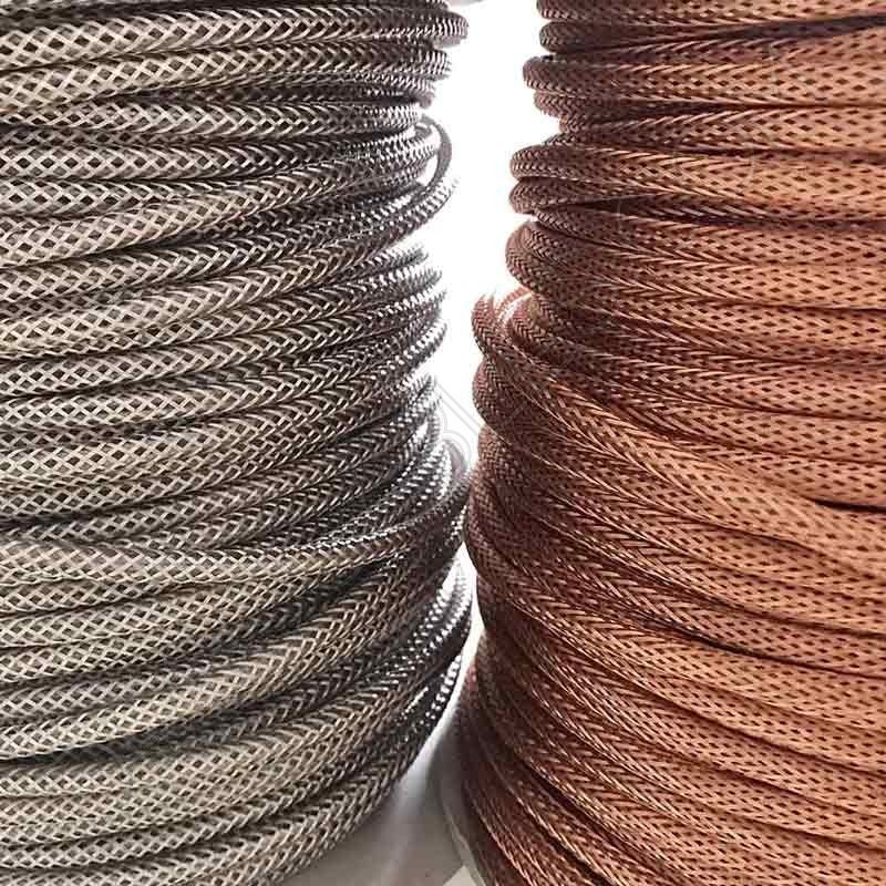 Cable malla metálica plata y cobre Cable malla metálica plata y cobre