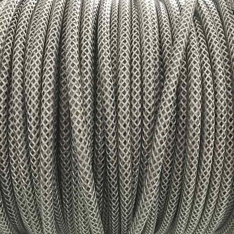 Cable malla metálica plata Cable malla metálica plata