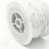 Cable eléctrico de silicona blanco