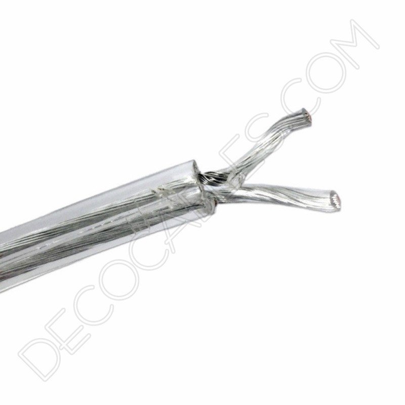 Cable eléctrico de silicona transparente Cable eléctrico de silicona transparente