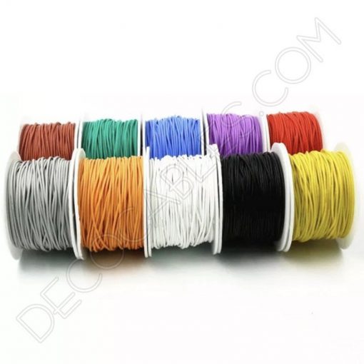 Cable eléctrico de silicona varios colores