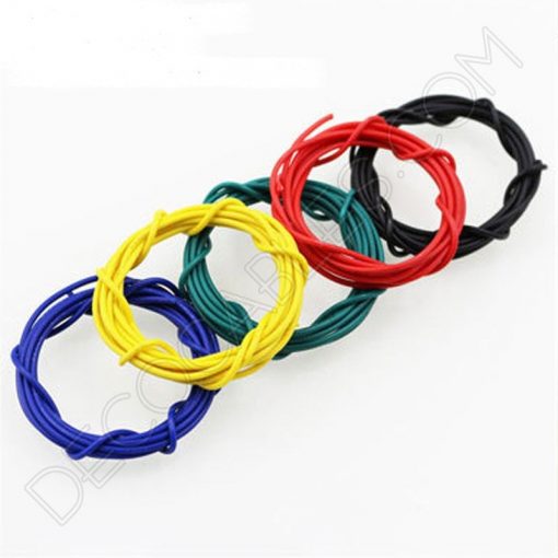 Cable eléctrico de silicona varios colores