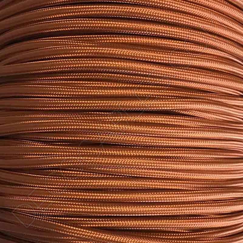 Cable de tela marrón claro Cable de tela marrón claro