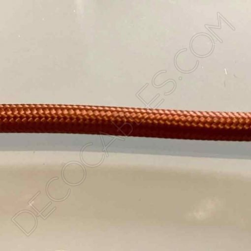Cable textil eléctrico (Marrón claro) 5 Cable de tela marrón claro