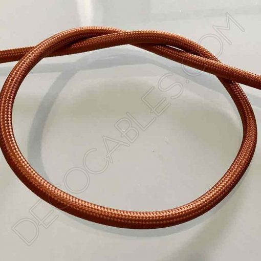 Cable textil eléctrico (Marrón claro) 6 Cable de tela marrón claro