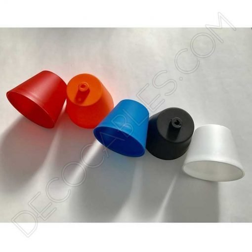 Florón de silicona para lámpara varios colores