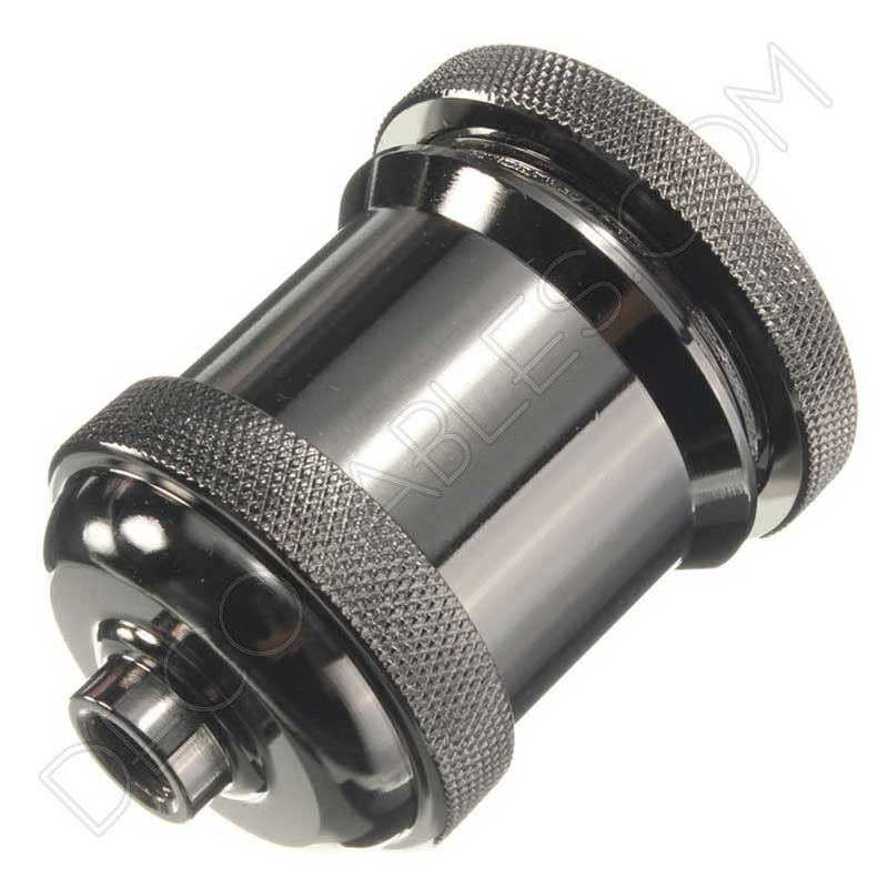 Portalámparas vintage metálico para pantalla serie Oro varios color Negro Perla Portalámparas vintage metálico para pantalla serie Oro varios color Negro Perla