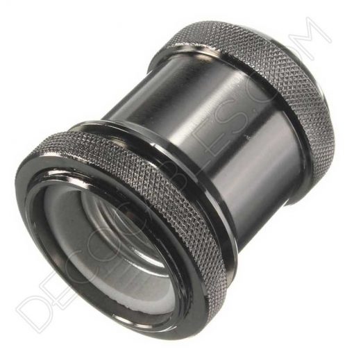 Portalámparas vintage metálico serie Oro 17 Portalámparas vintage metálico para pantalla serie Oro varios color Negro Perla