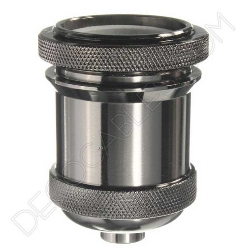 Portalámparas vintage metálico serie Oro 16 Portalámparas vintage metálico para pantalla serie Oro varios color Negro Perla