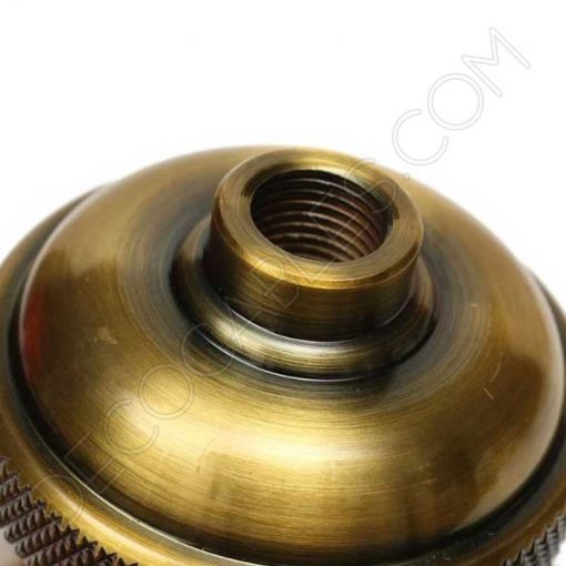 Portalámparas vintage metálico serie Oro 12 Portalámparas vintage metálico para pantalla serie Oro varios color oro envejecido