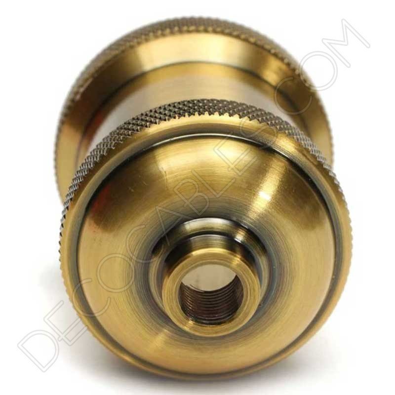 Portalámparas vintage metálico para pantalla serie Oro varios color oro envejecido Portalámparas vintage metálico para pantalla serie Oro varios color oro envejecido