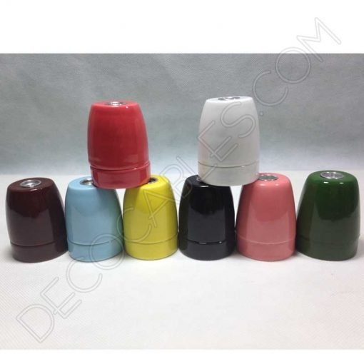 Portalámparas cerámicos