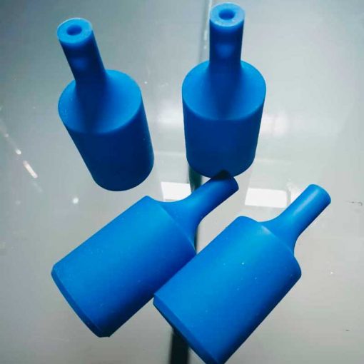 Portalámparas de silicona azul