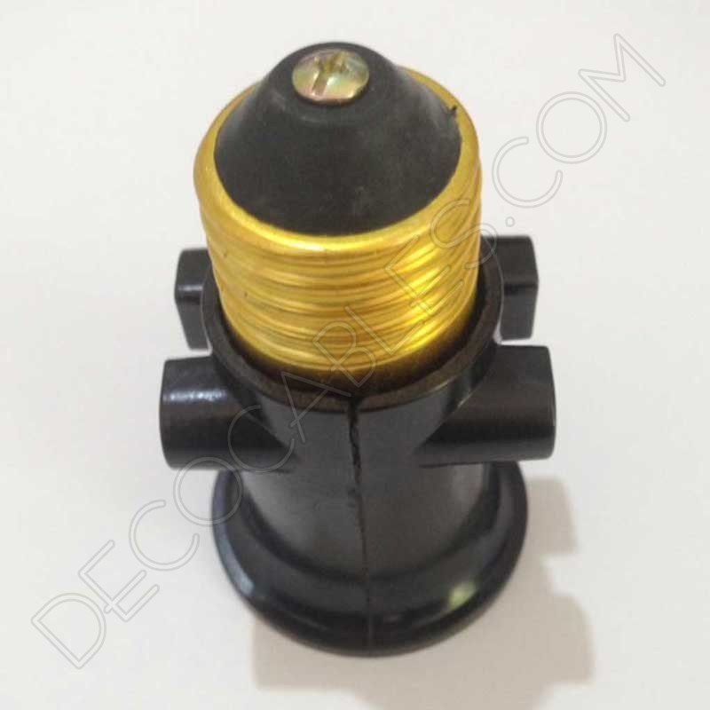 Portalámparas doble enchufe conexión casquillo E27 Portalámparas doble enchufe conexión casquillo E27