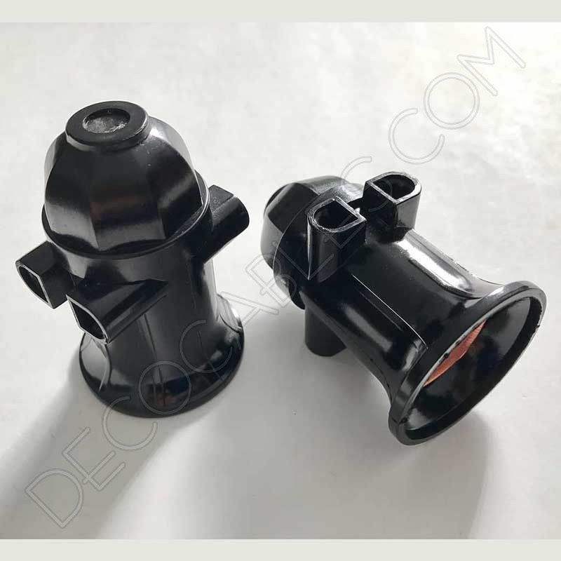 Portalámparas doble enchufe conexión directa al cable Portalámparas doble enchufe conexión directa al cable