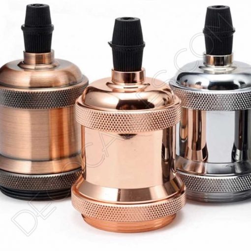Decocables. Tienda de cables, de bombillas y de lámparas 57 Portalámparas y casquillos