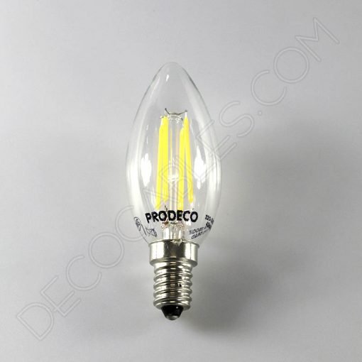 Bombilla Vela de filamento led casquillo E14