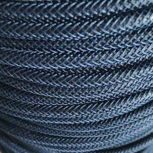 Cable eléctrico efecto cuero azul oscuro