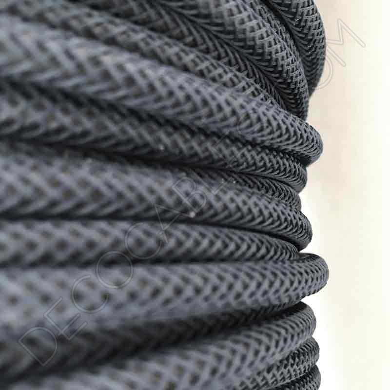 Cable eléctrico efecto cuero azul oscuro Cable eléctrico efecto cuero azul oscuro