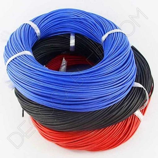 Cable eléctrico decorativo de silicona varios colores