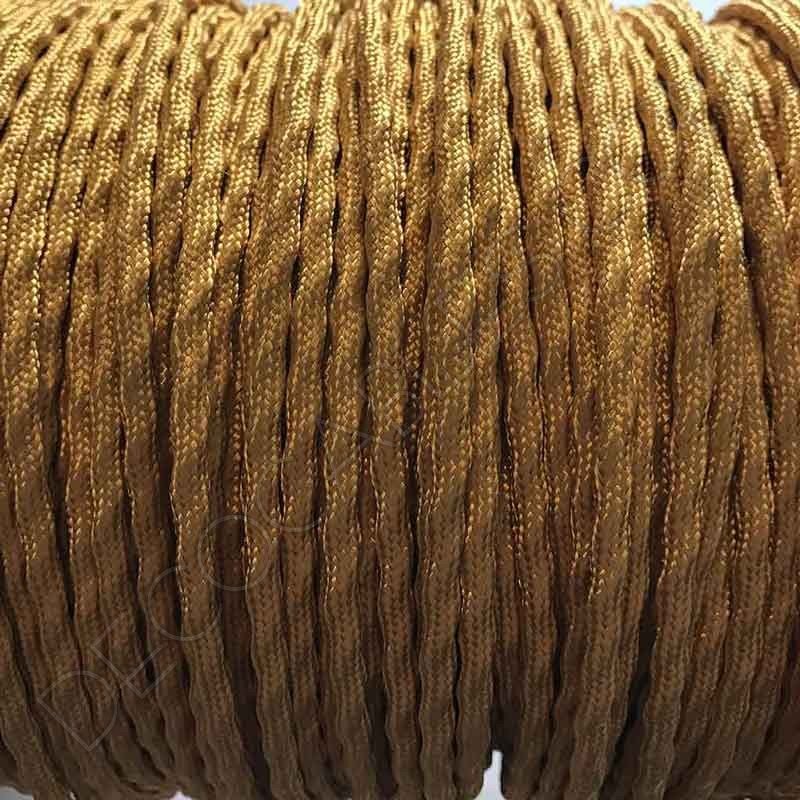 Cable decorativo semi trenzado color dorado Cable decorativo semi trenzado color dorado