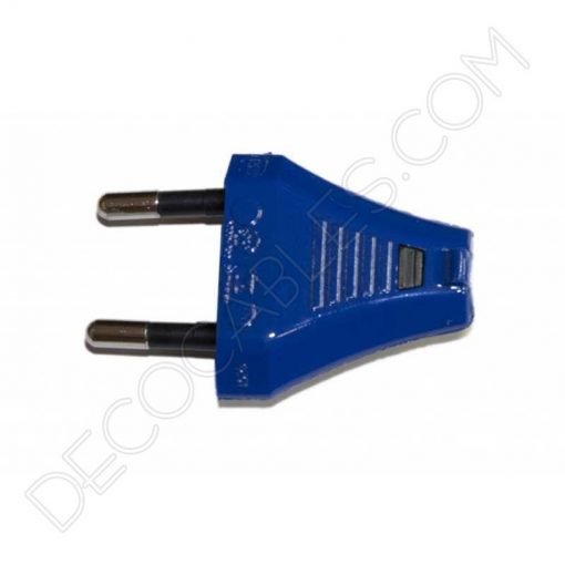 Clavija decorativa para lámparas (varios colores) 7 clavija en color azul