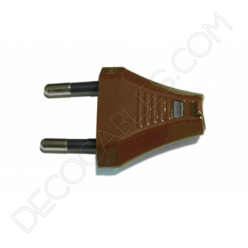 clavija en color marrón clavija en color marrón