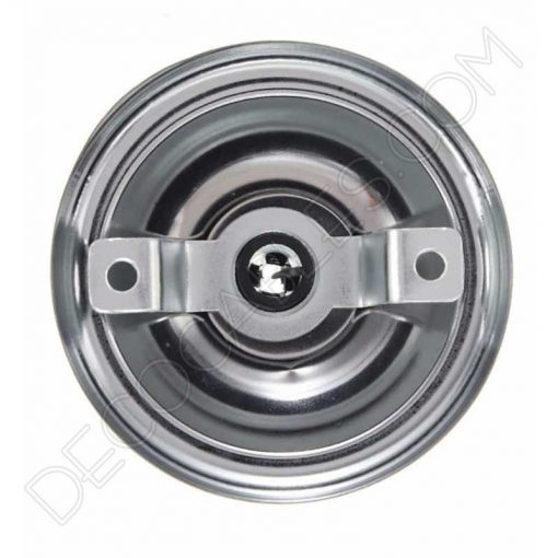 Soporte de techo metálico pequeño para lámpara 1 orificio (varios colores) 4 Florón pequeño cromado